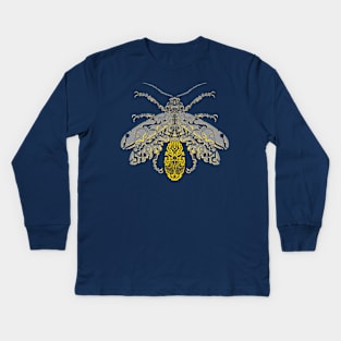 Sci-fi fire fly, art t-shirt Kids Long Sleeve T-Shirt